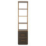 Utstillingsskap Carter brun lite 2 skuffer Richmond Interiors Vitrineskap