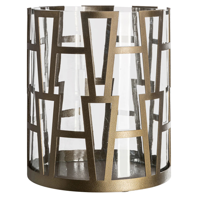 Hurricane light Shandy messing antikk stor Richmond Interiors Lanterne og lysglass
