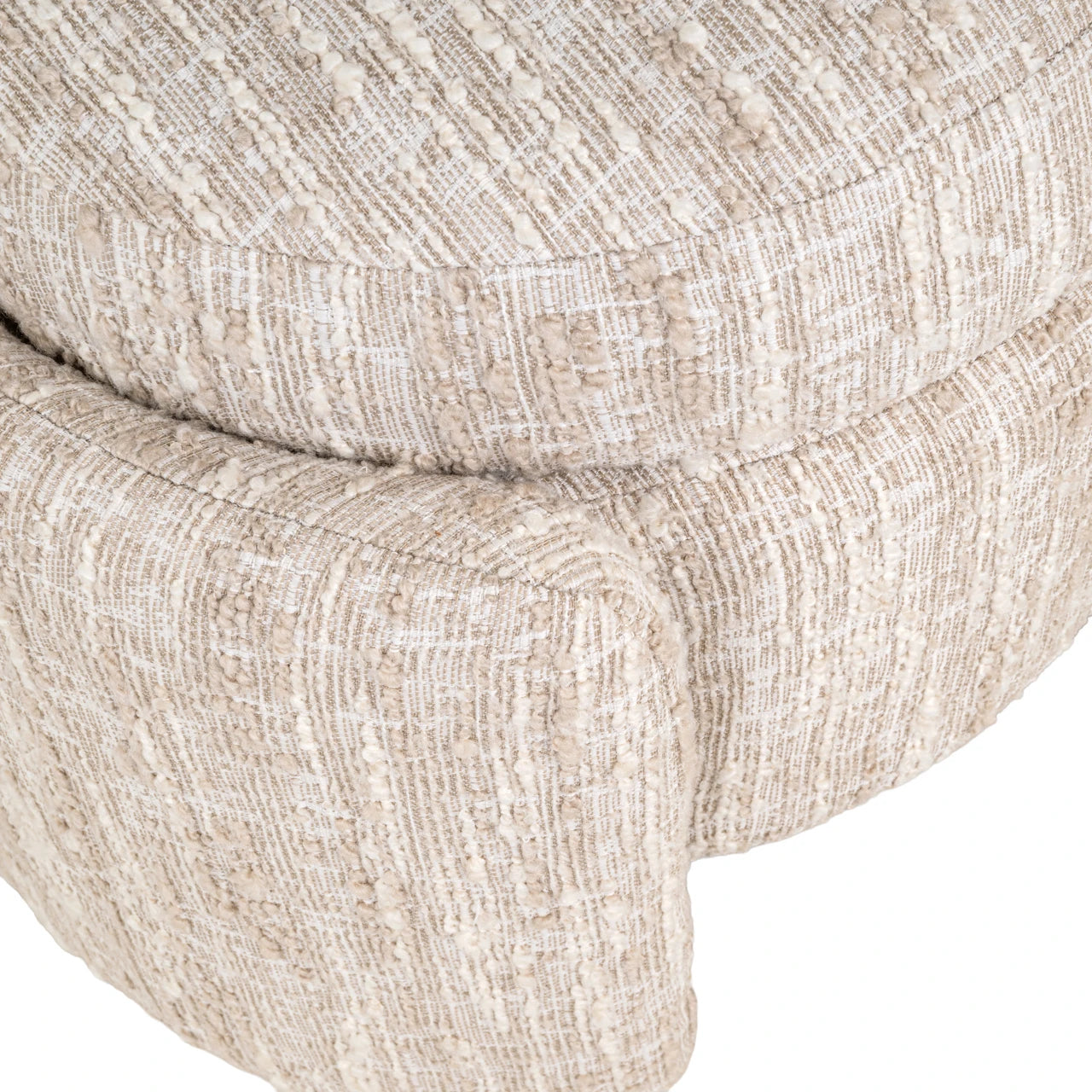 Pouffe & fotstøtte Cupid beige angora med oppbevaring Richmond Interiors Pall