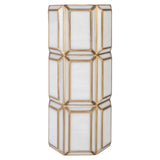 Hurricane light Emilia messing antikk stor Richmond Interiors Lanterne og lysglass
