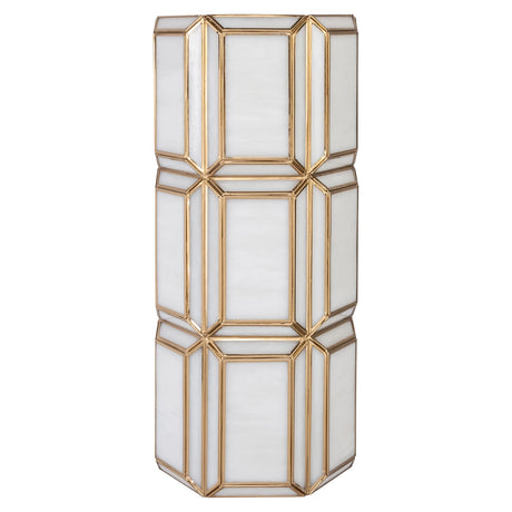 Hurricane light Emilia messing antikk stor Richmond Interiors Lanterne og lysglass