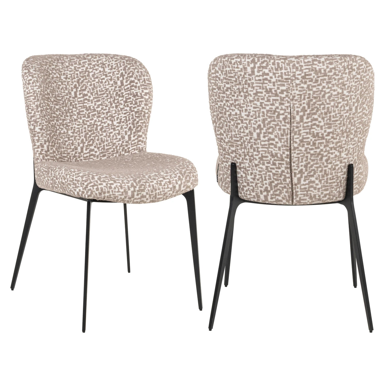 Spise stol Sergio natural geo Richmond Interiors Spisestol