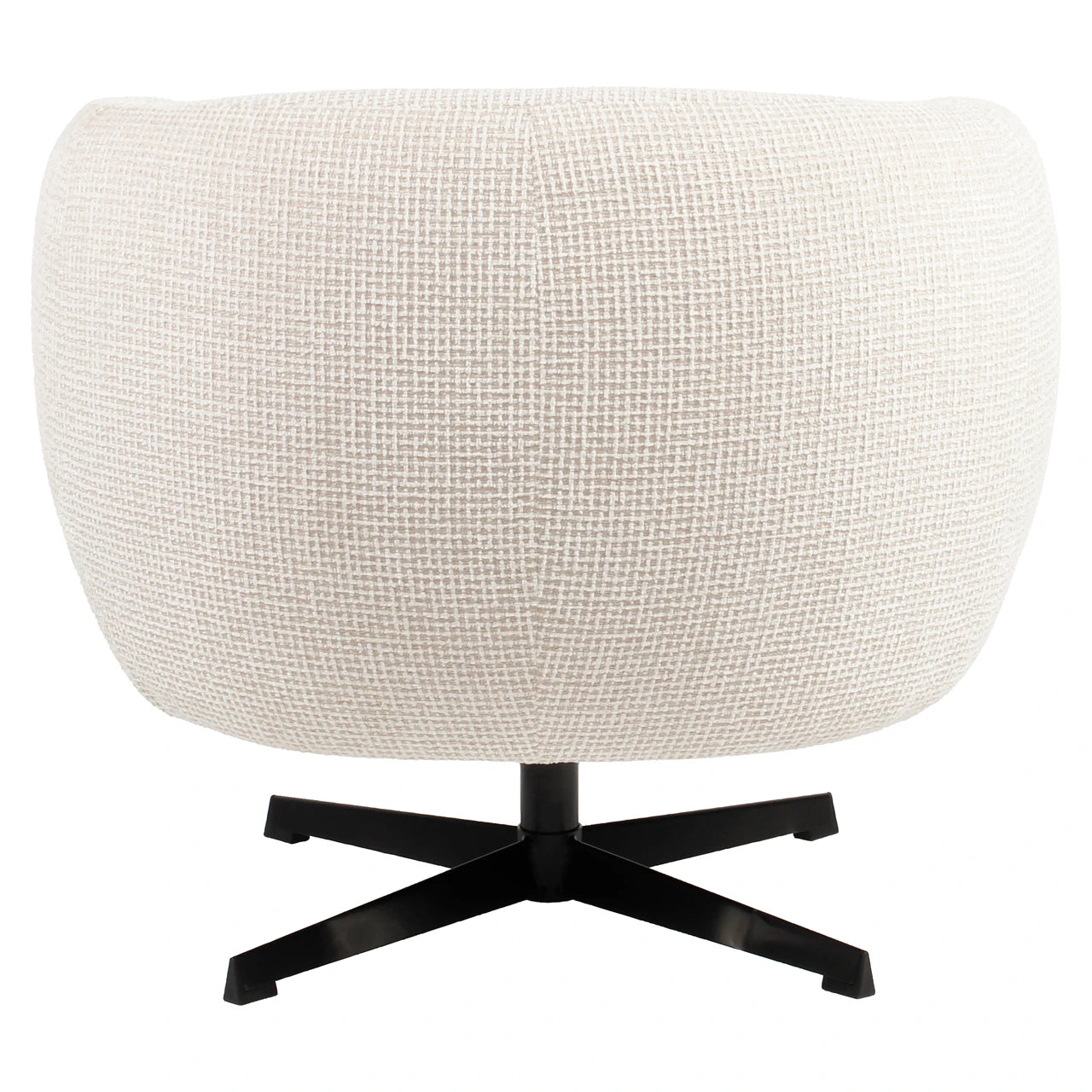 Lounge chair Estelle beige blockweave svingbar Richmond Interiors Lenestol