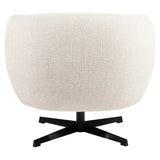 Lounge chair Estelle beige blockweave svingbar Richmond Interiors Lenestol