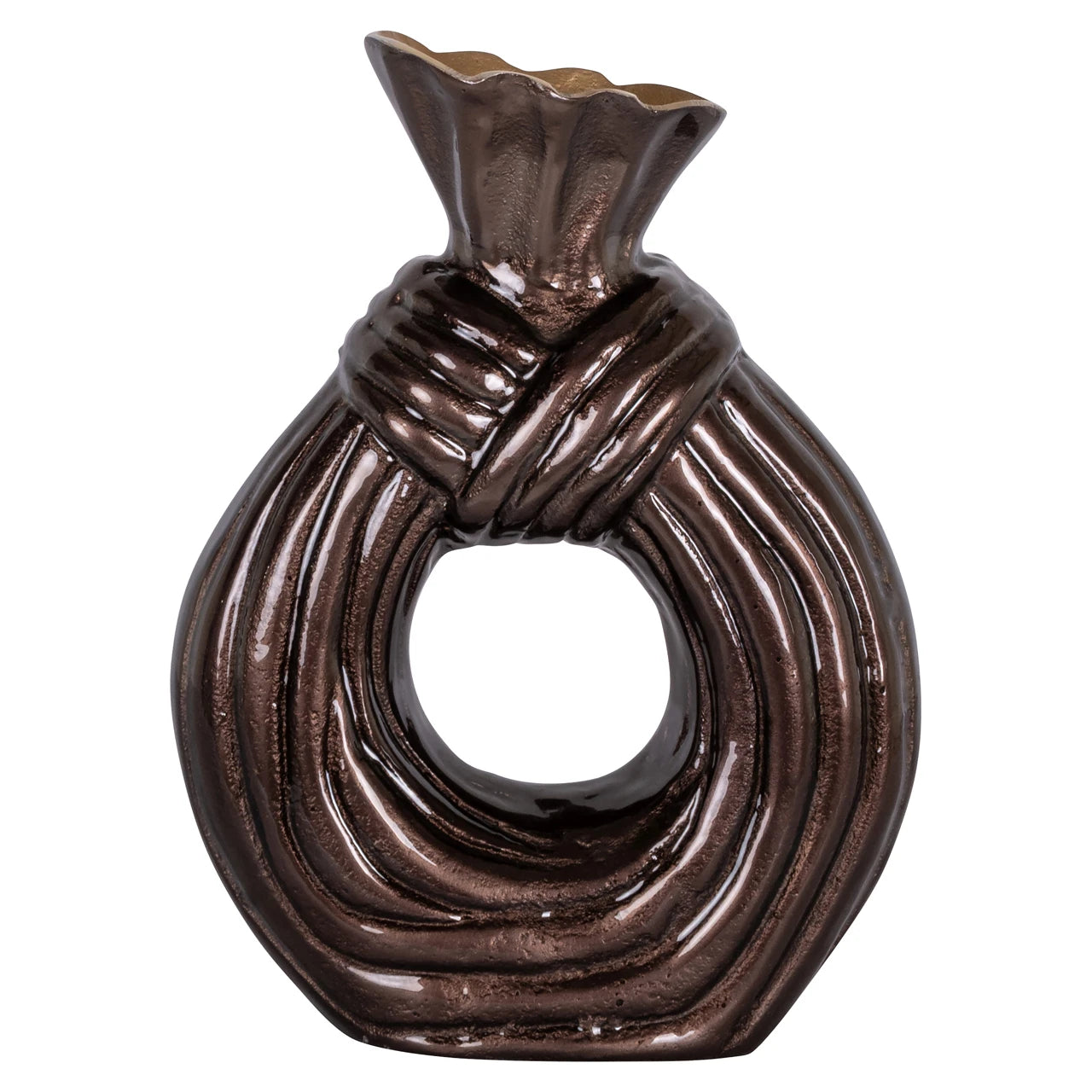 Vase Suen mørk brun stor Richmond Interiors Vase