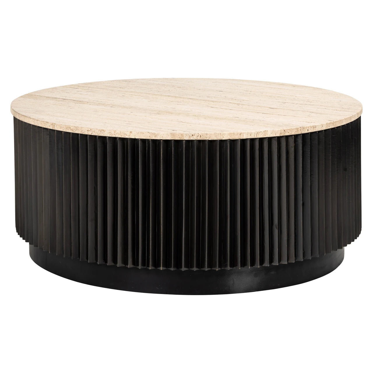 Salongbord Hampton mørk brun 90Ø Richmond Interiors Sofabord