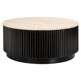 Salongbord Hampton mørk brun 90Ø Richmond Interiors Sofabord