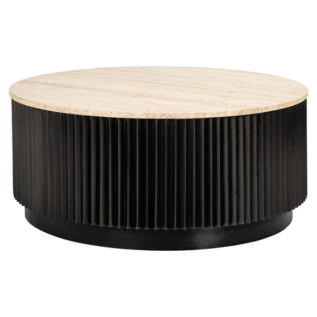 Salongbord Hampton mørk brun 90Ø Richmond Interiors Sofabord