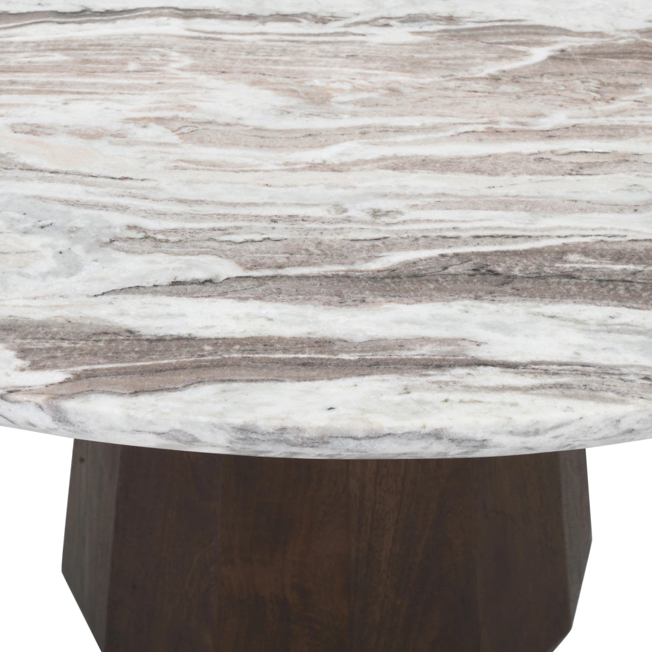 Spisebord Oberoy Blush beige 130Ø Richmond Interiors Spisebord