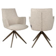Spisestol Dakota natural chunky svingbar med armlen Richmond Interiors Spisestol