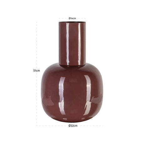 Vase Lily Sable brun Richmond Interiors Vase