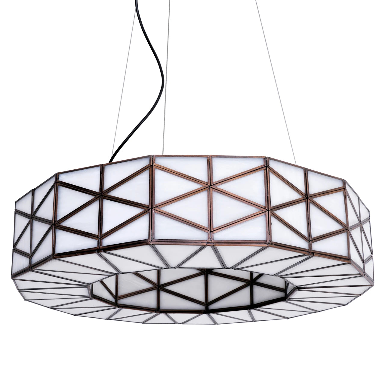 Lysekrone Solaria kobber Richmond Interiors Taklampe