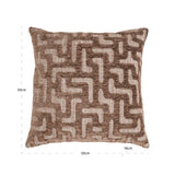 Pute Ivy brun labyrint Richmond Interiors Pute