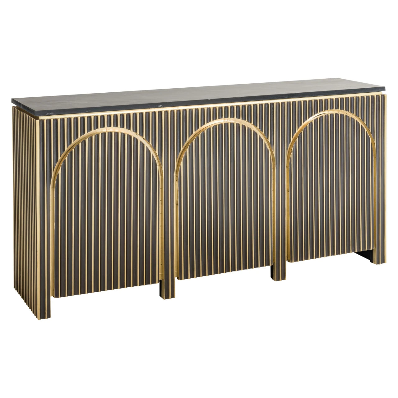 Sideboard Les Arcs børstet gull Richmond Interiors Skjenk