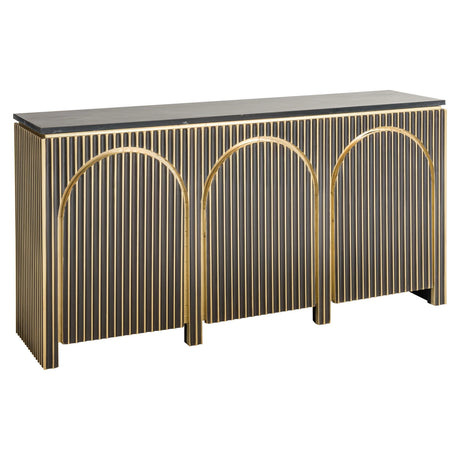 Sideboard Les Arcs børstet gull Richmond Interiors Skjenk