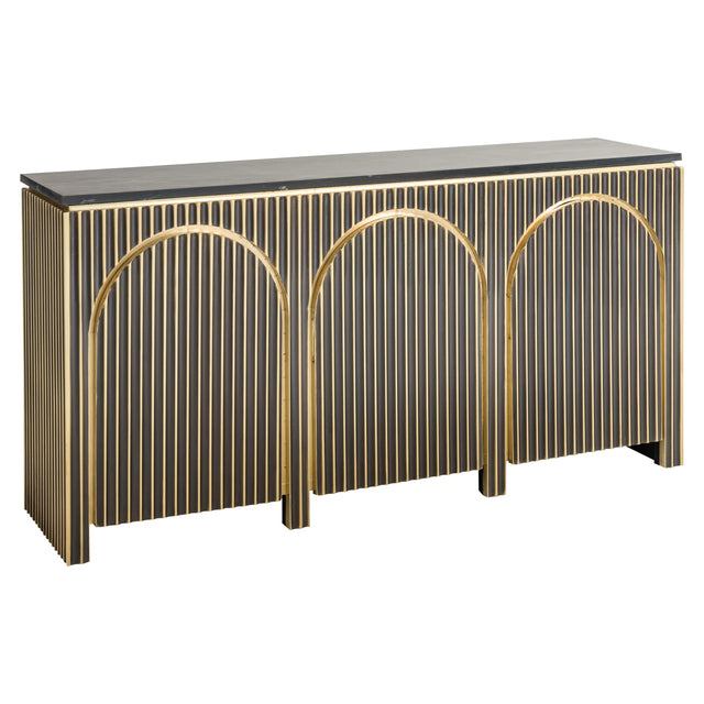 Sideboard Les Arcs børstet gull Richmond Interiors Skjenk