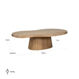 Salongbord Riva naturlig eik Richmond Interiors Sofabord