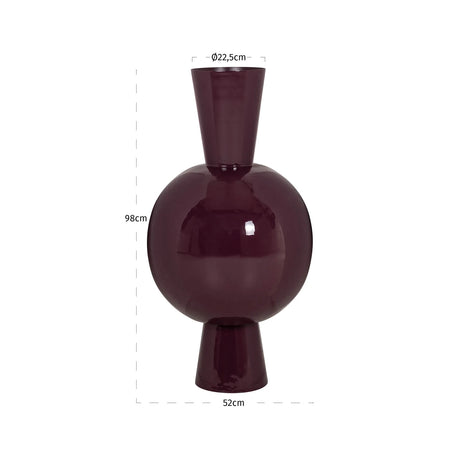 Vase Avine burgunder Richmond Interiors Vase