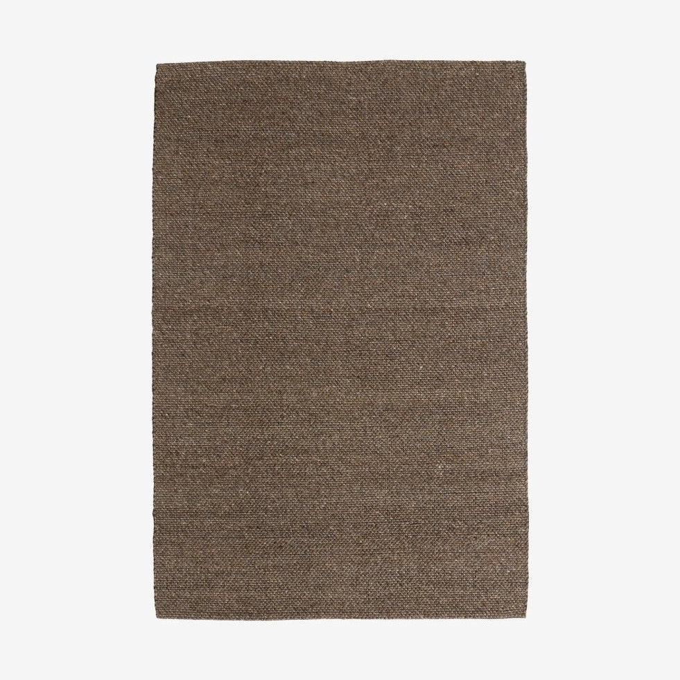 FIA håndvevd ullteppe, 200x290 cm - grå/brun Nordal CARPETS