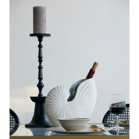 FLORES høye lysestang for blokklys - h48 cm - sort Nordal CANDLEHOLD