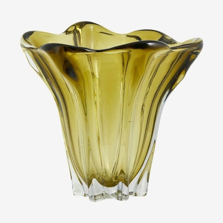 FLOTTA glassvas - h22 cm - grønn Nordal VASEBOWL