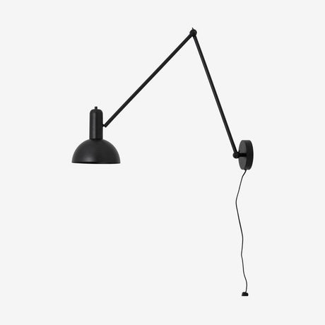FREYA vegglampe - L65 cm - sort Nordal WALL LAMPS