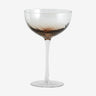 GARO cocktailglas - h18 cm - klart glass/brunt Nordal GLASS/JUGS