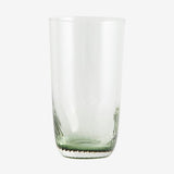 GARO høyt drikkeglass - h15 cm - klart glass/grønn Nordal GLASS/JUGS