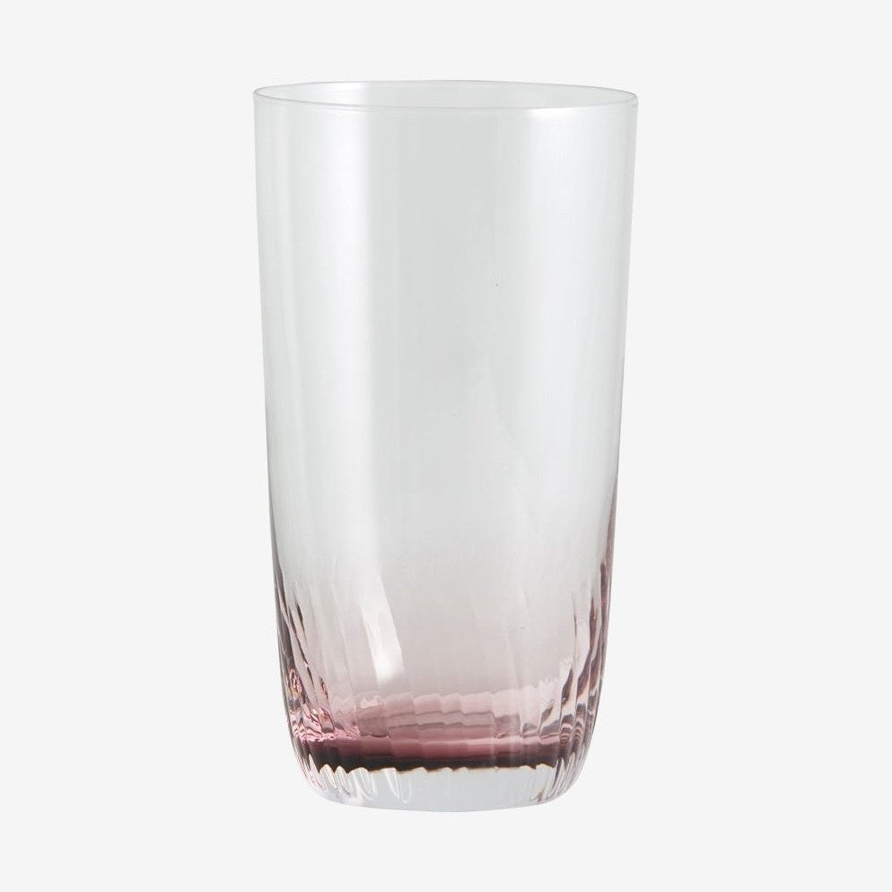 GARO høyt drikkeglass - h15 cm - klart glass/lilje Nordal GLASS/JUGS