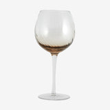 GARO-vinsglass - h23 cm - klart glass/brunt Nordal GLASS/JUGS
