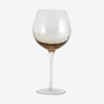 GARO-vinsglass - h23 cm - klart glass/brunt Nordal GLASS/JUGS