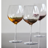 GARO-vinsglass - h23 cm - klart glass/brunt Nordal GLASS/JUGS