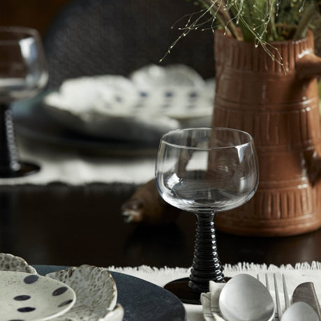 GORM vinglas - sort Nordal TABLEWARE