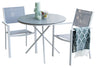 Parma cafébord ø90 + Copacabana Karmstol Venture Design Spisegruppe