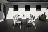 Marbella spisebord 160/240*100*H75 + Copacabana stol Venture Design Spisegruppe