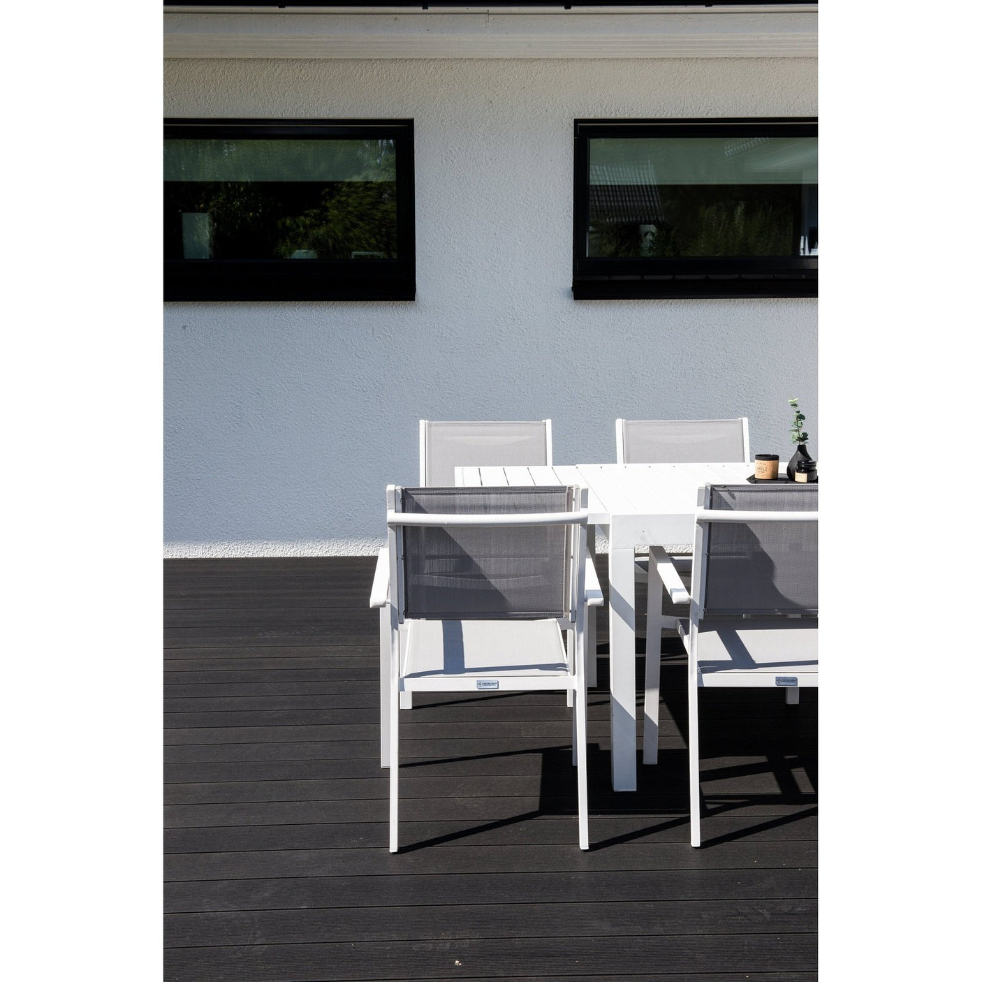 Marbella spisebord 160/240*100*H75 + Copacabana stol Venture Design Spisegruppe