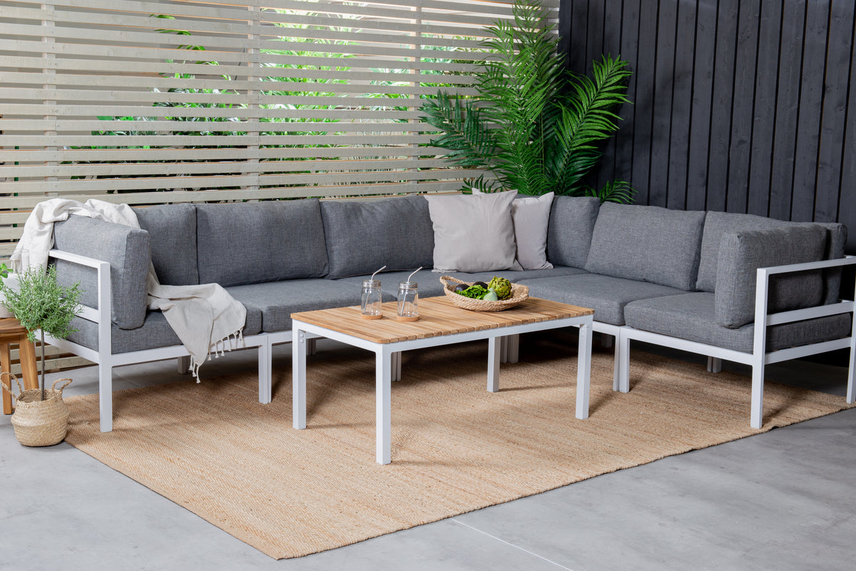 Sofa set Copacabana sett 6 deler - Brasilia bord Venture Design Loungegruppe