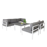 Louge set Copacabana sett 5 deler - Copacabana bord Venture Design Loungegruppe