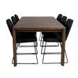 Polar dining table with Polar chairs Venture Design Spisegruppe
