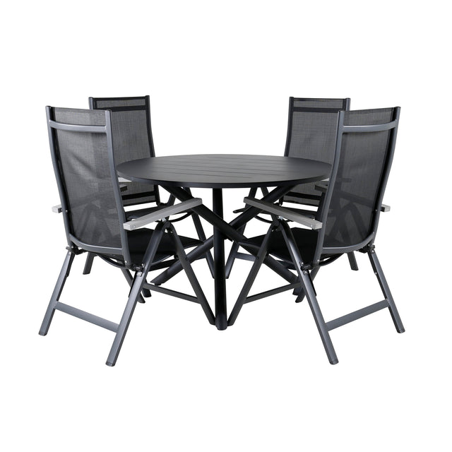 Alma Spisebord ø120cm + Albany Light Venture Design Spisegruppe