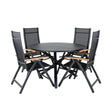 Alma spisebord ø120cm + Panama Light Stol Venture Design Spisegruppe