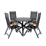 Alma spisebord ø120cm + Panama Light Stol Venture Design Spisegruppe