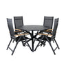Alma spisebord ø120cm + Panama Light Stol Venture Design Spisegruppe