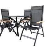Alma spisebord ø120cm + Panama Light Stol Venture Design Spisegruppe