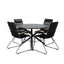 Alma spisebord ø120cm + Bois lenestol Venture Design Spisegruppe