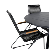 Alma spisebord ø120cm + Bois lenestol Venture Design Spisegruppe