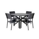 Alma spisebord ø120cm + Levels stol Venture Design Spisegruppe