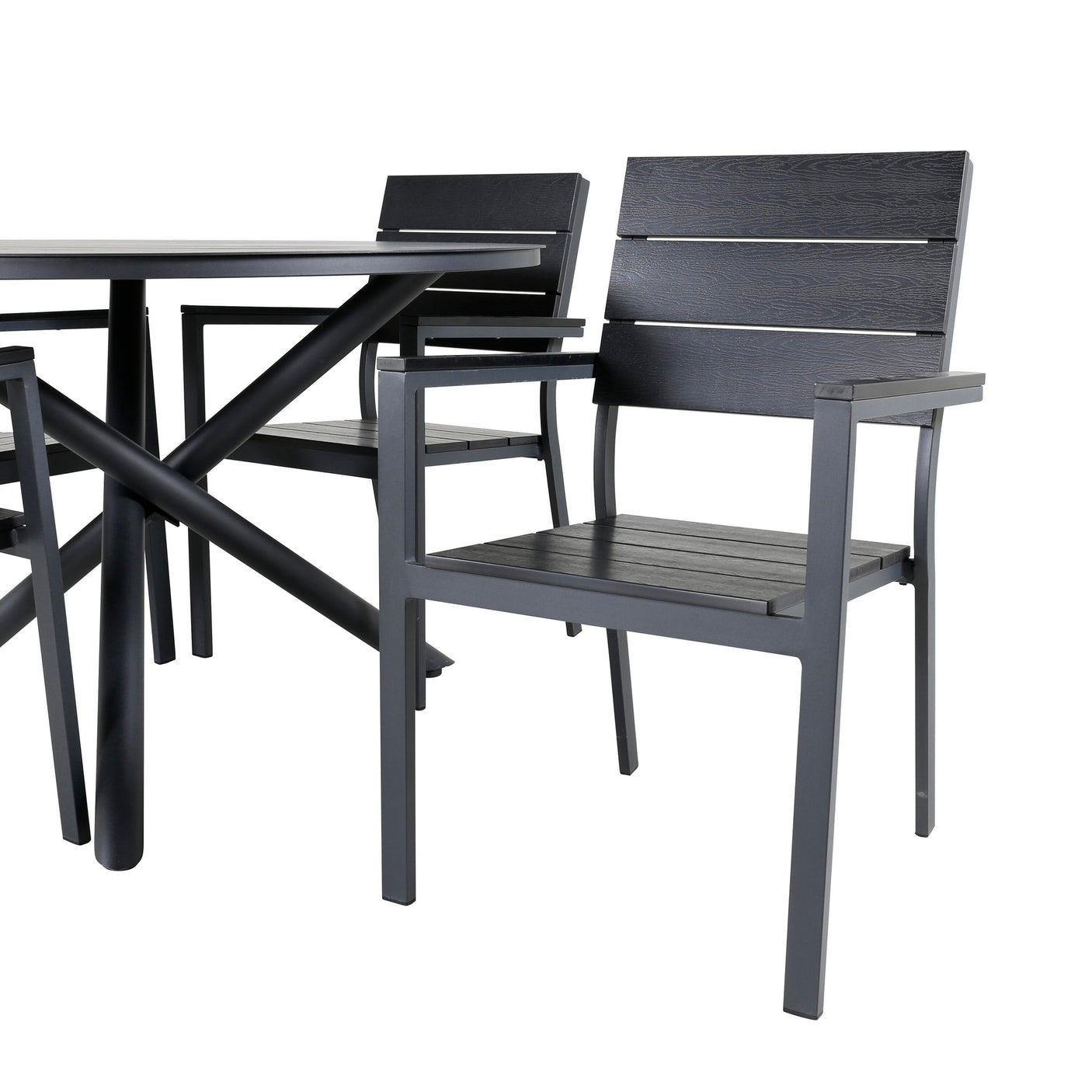 Alma spisebord ø120cm + Levels stol Venture Design Spisegruppe