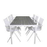 Break bord 205*90 + Alina spisestoler Venture Design Spisegruppe