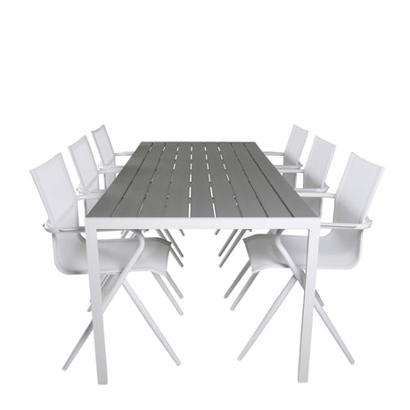 Break bord 205*90 + Alina spisestoler Venture Design Spisegruppe